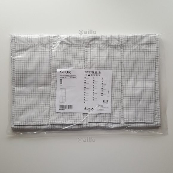 IKEA STUK Hanging shoe organizer with 16 pockets, white gray - Picture 6 of 16